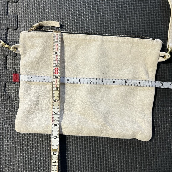 Clare V Cream Crossbody Bag Minimalist French Girl Chic Purse Lightweight - Picture 14 of 16